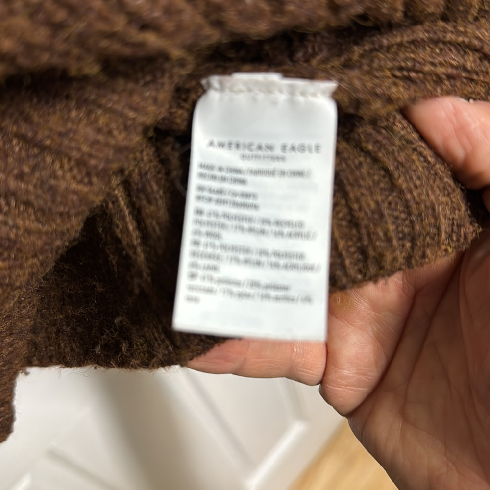 American Eagle Outfitters Brown Crew Neck Sweater - Picture 4 of 5